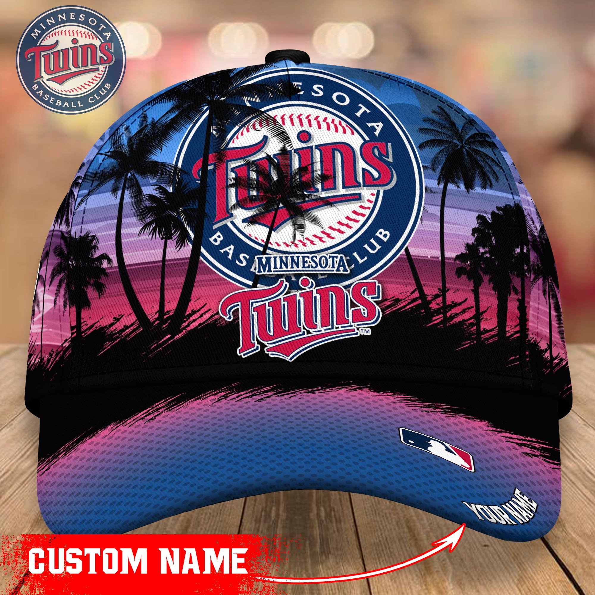 Minnesota Twins Custom Name Classic, Baseball Caps Trucker Hats Custom Hats Gifts For Men & Women