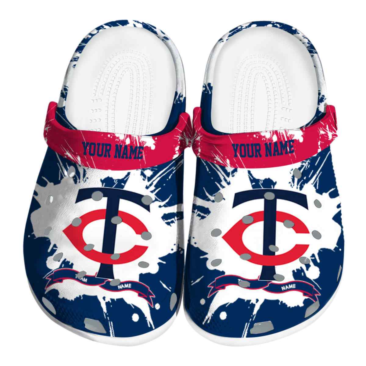 Minnesota Twins MLB Sport Crocs Crocband Clogs Shoes Comfortable For Men Women and Kids