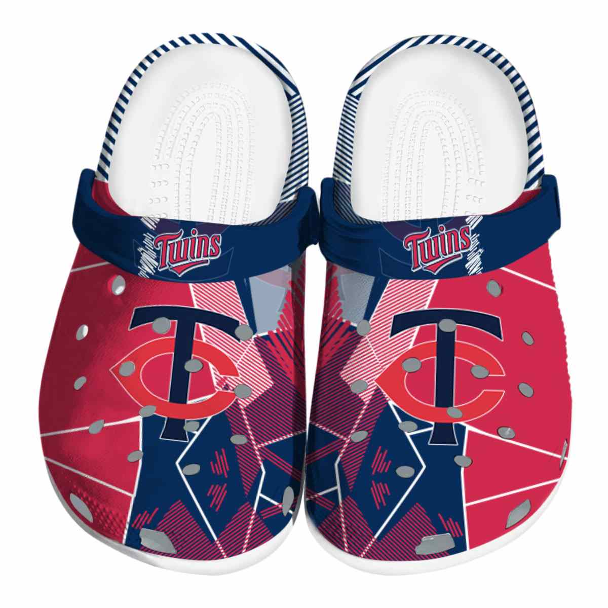 Minnesota Twins MLB Sport Crocs Crocband Clogs Shoes Comfortable For Men Women and Kids