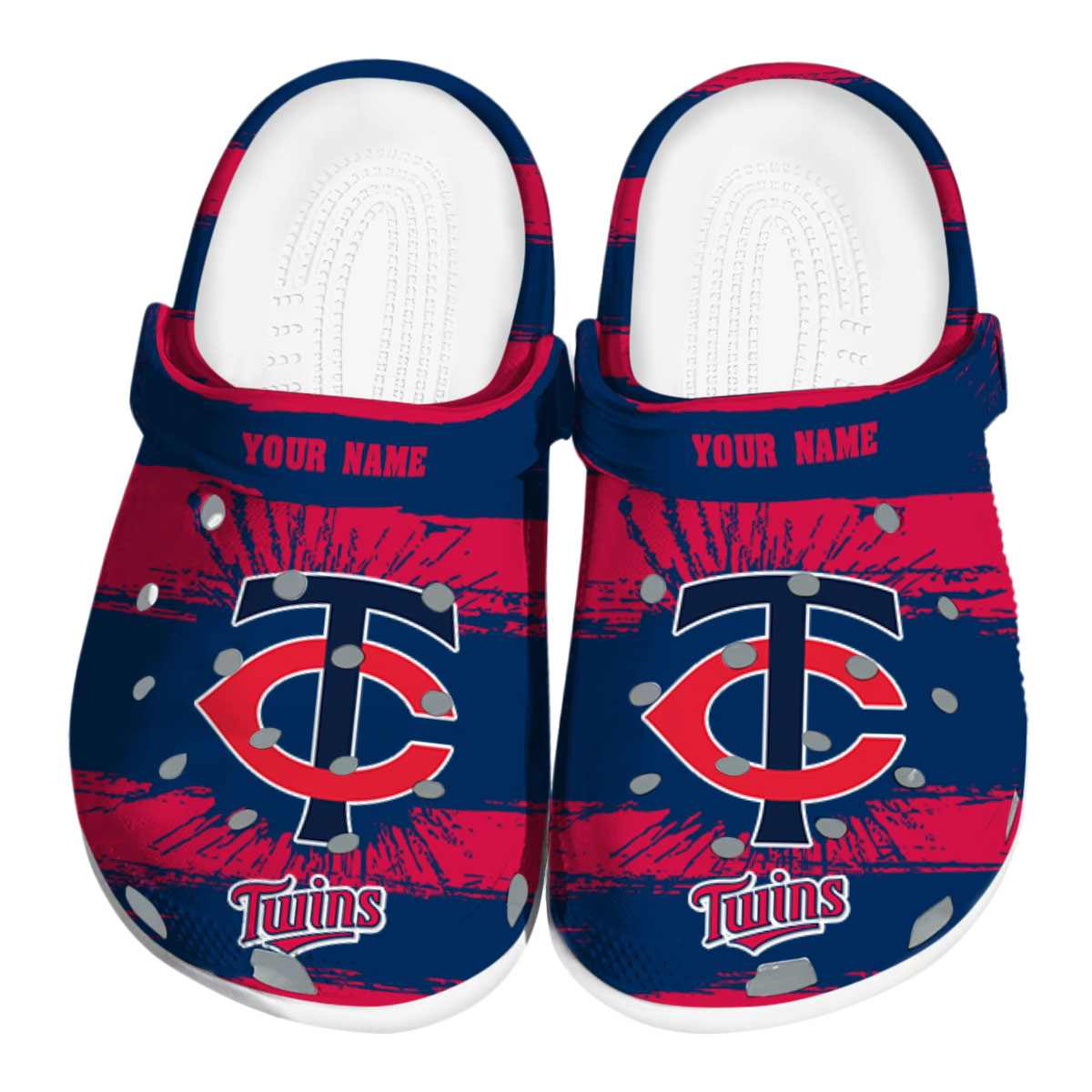 Minnesota Twins MLB Sport Crocs Crocband Clogs Shoes Comfortable For Men Women and Kids
