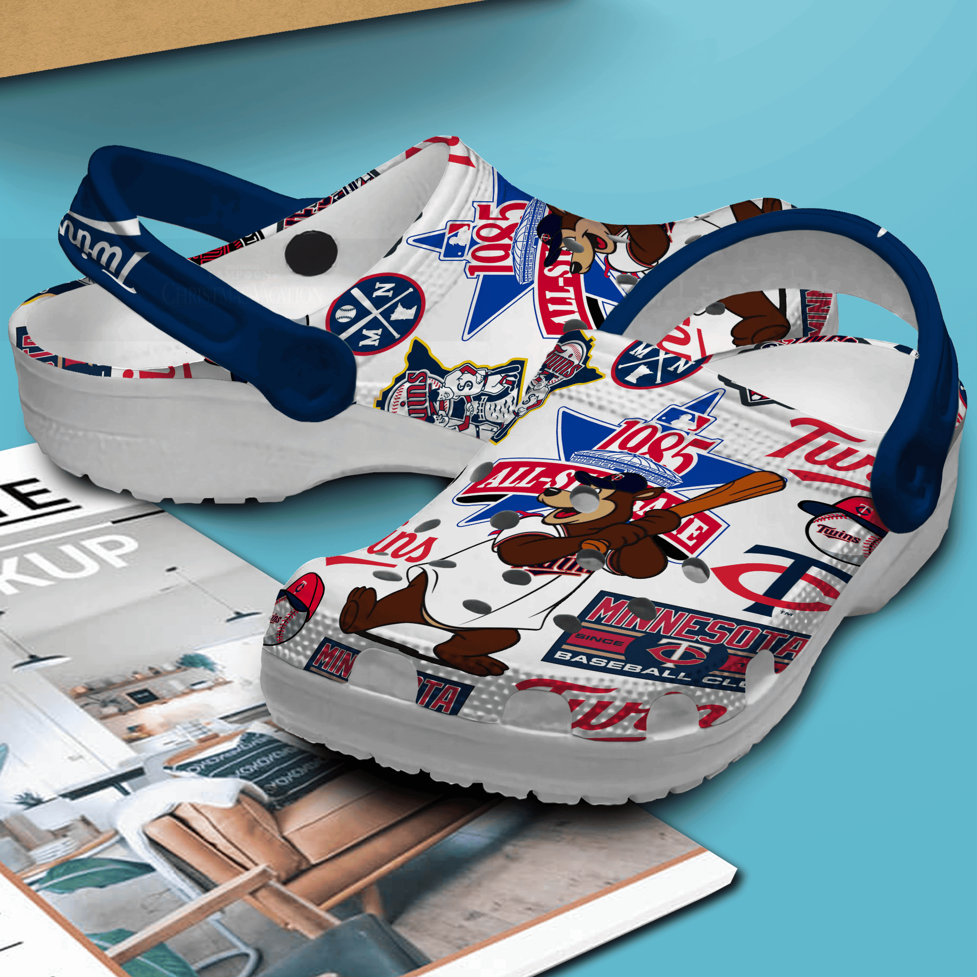 Minnesota Twins MLB Sport Crocs Crocband Clogs Shoes Comfortable For Men Women and Kids - Image 3