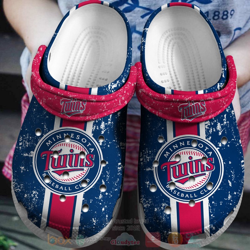 Minnesota Twins MLB Sport Crocs Crocband Clogs Shoes Comfortable For Men Women and Kids