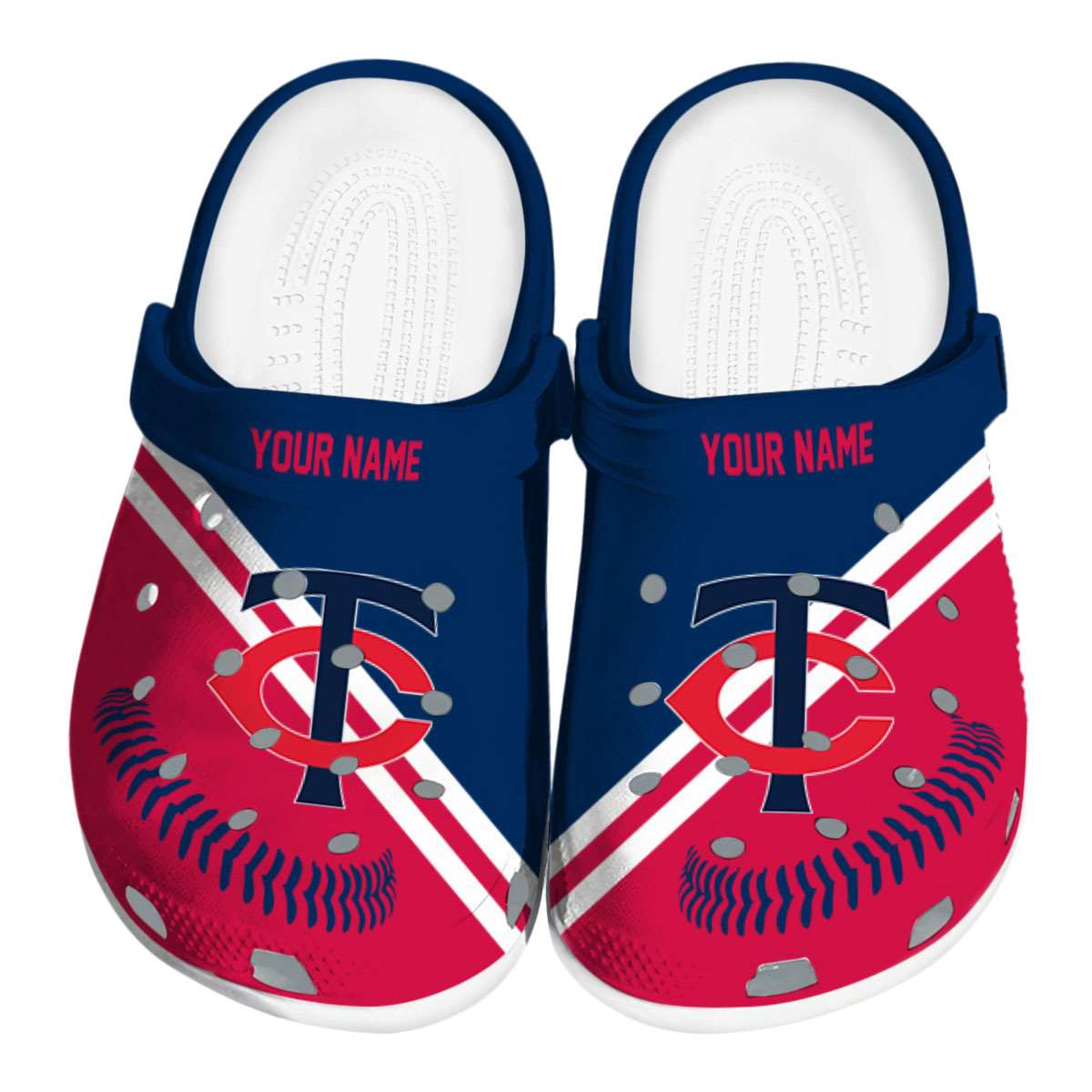 Minnesota Twins MLB Sport Crocs Crocband Clogs Shoes Comfortable For Men Women and Kids