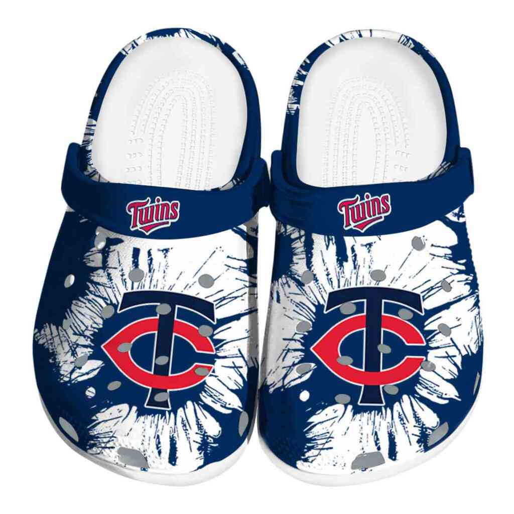 Minnesota Twins Splatter Graphics ClogTVC180116