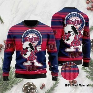 Minnesota Twins Ugly Christmas Sweater Adult 3D Funny Matching for family
