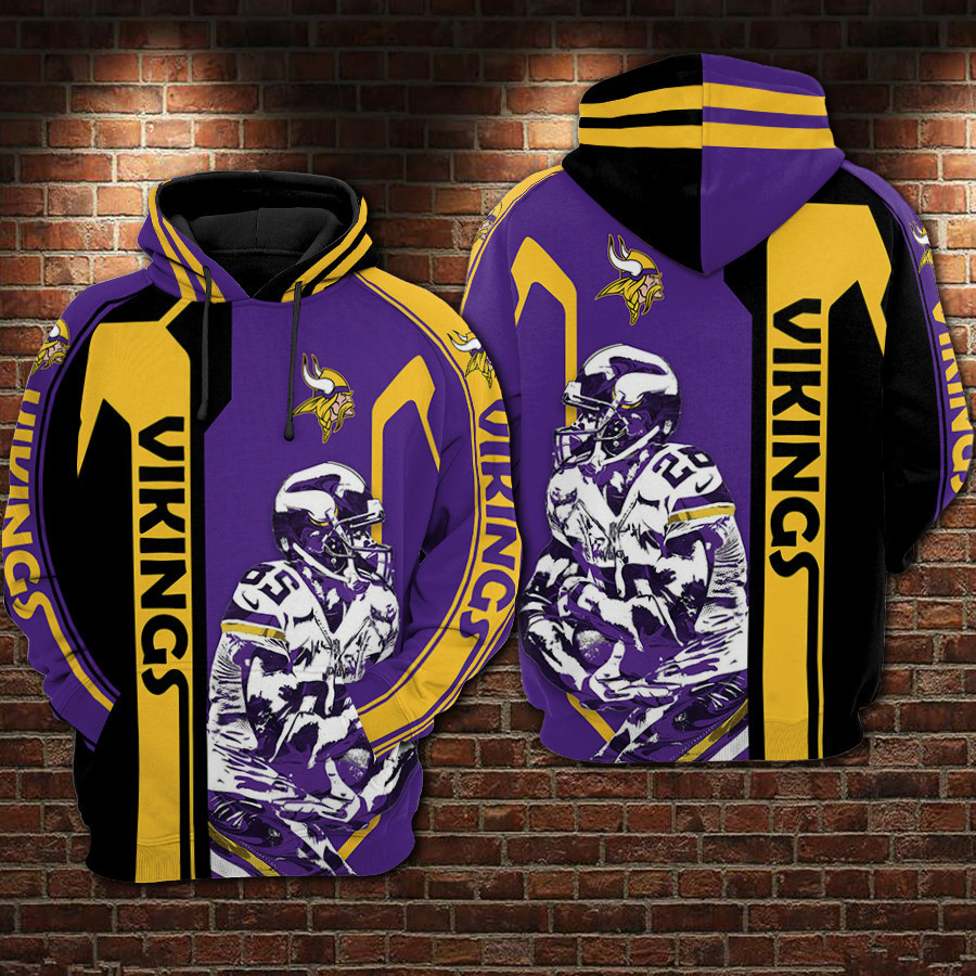 Minnesota Vikings 3D All Over Print Hoodie, Zip Hoodie