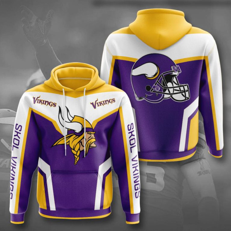 Minnesota Vikings 3D All Over Print Hoodie, Zip Hoodie