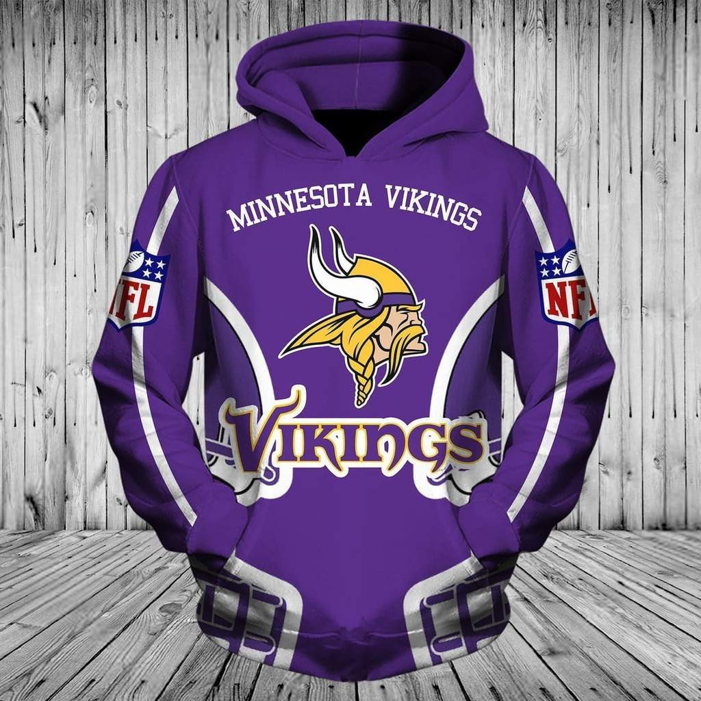 Minnesota Vikings 3D All Over Print Hoodie, Zip Hoodie