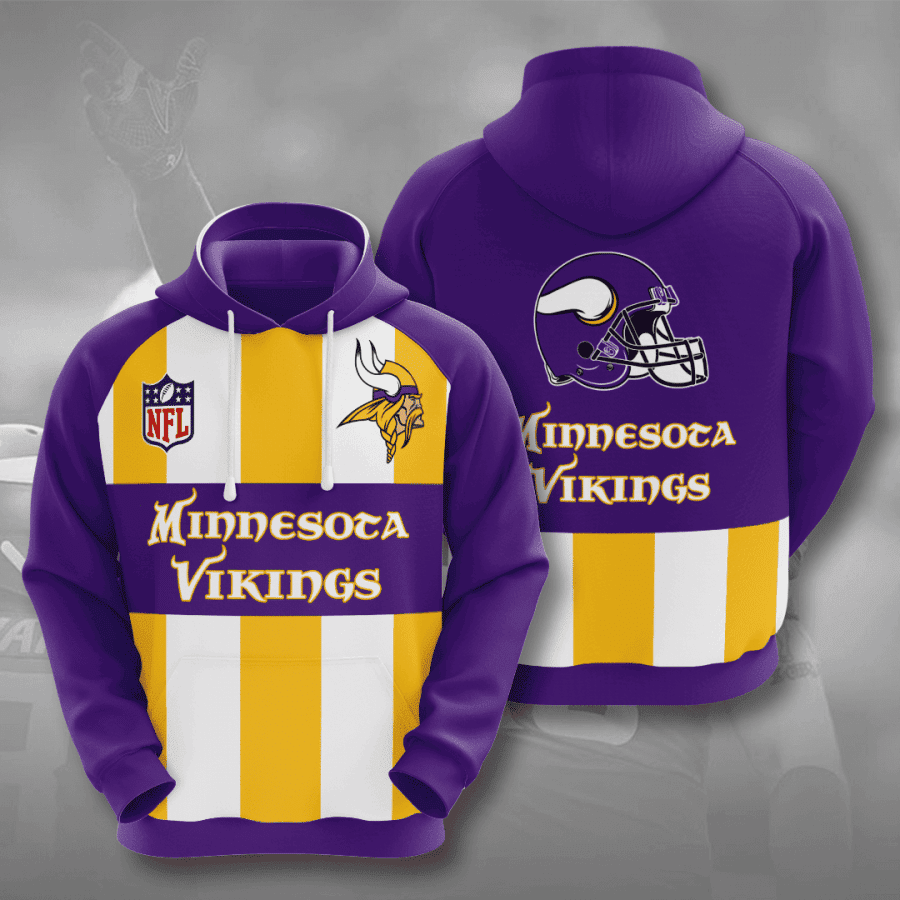 Minnesota Vikings 3D All Over Print Hoodie, Zip Hoodie