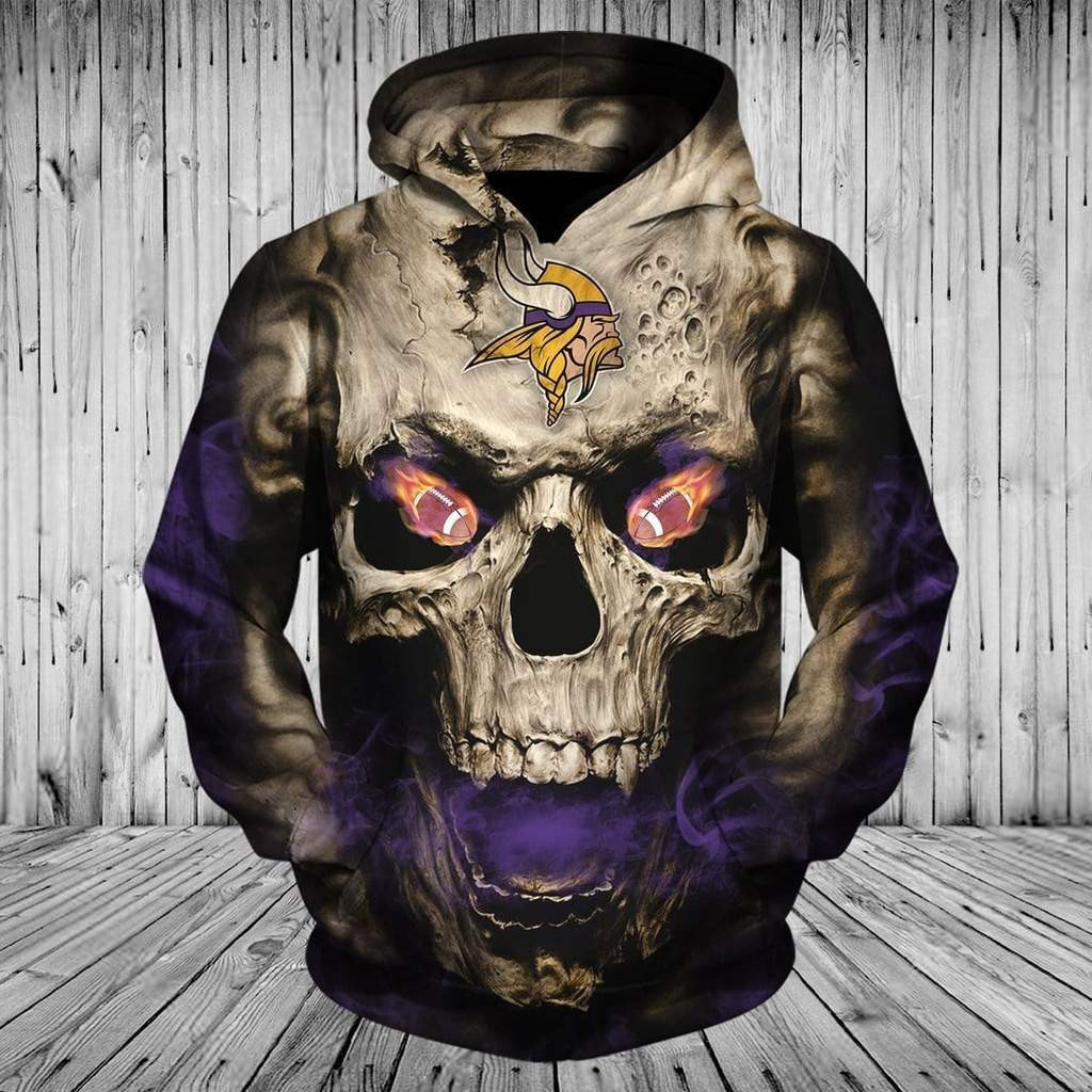 Minnesota Vikings 3D All Over Print Hoodie, Zip Hoodie