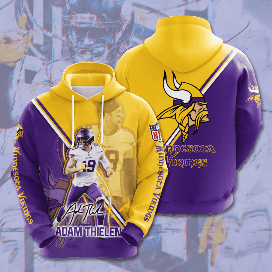 Minnesota Vikings 3D All Over Print Hoodie, Zip Hoodie