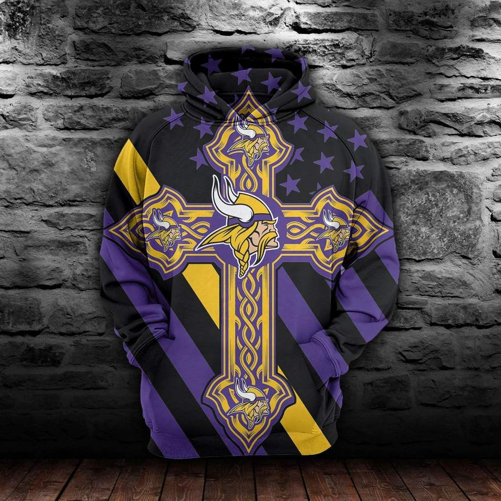 Minnesota Vikings 3D All Over Print Hoodie, Zip Hoodie