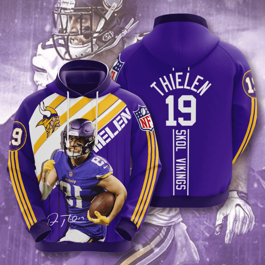 Minnesota Vikings 3D All Over Print Hoodie, Zip Hoodie