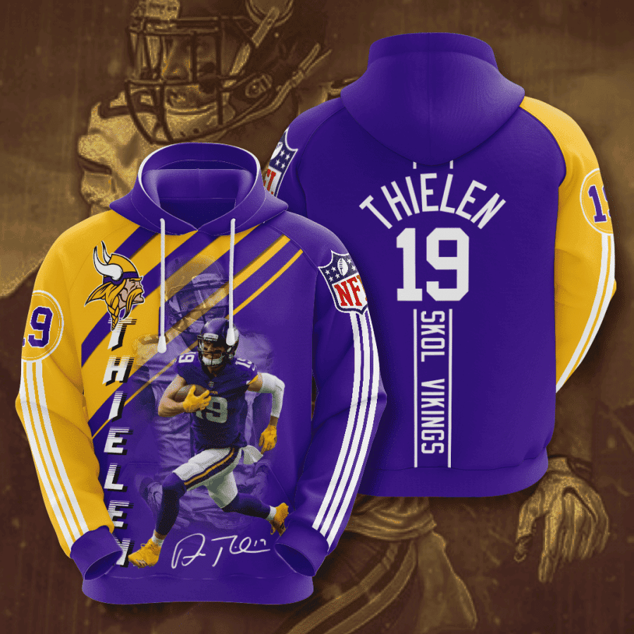 Minnesota Vikings 3D All Over Print Hoodie, Zip Hoodie