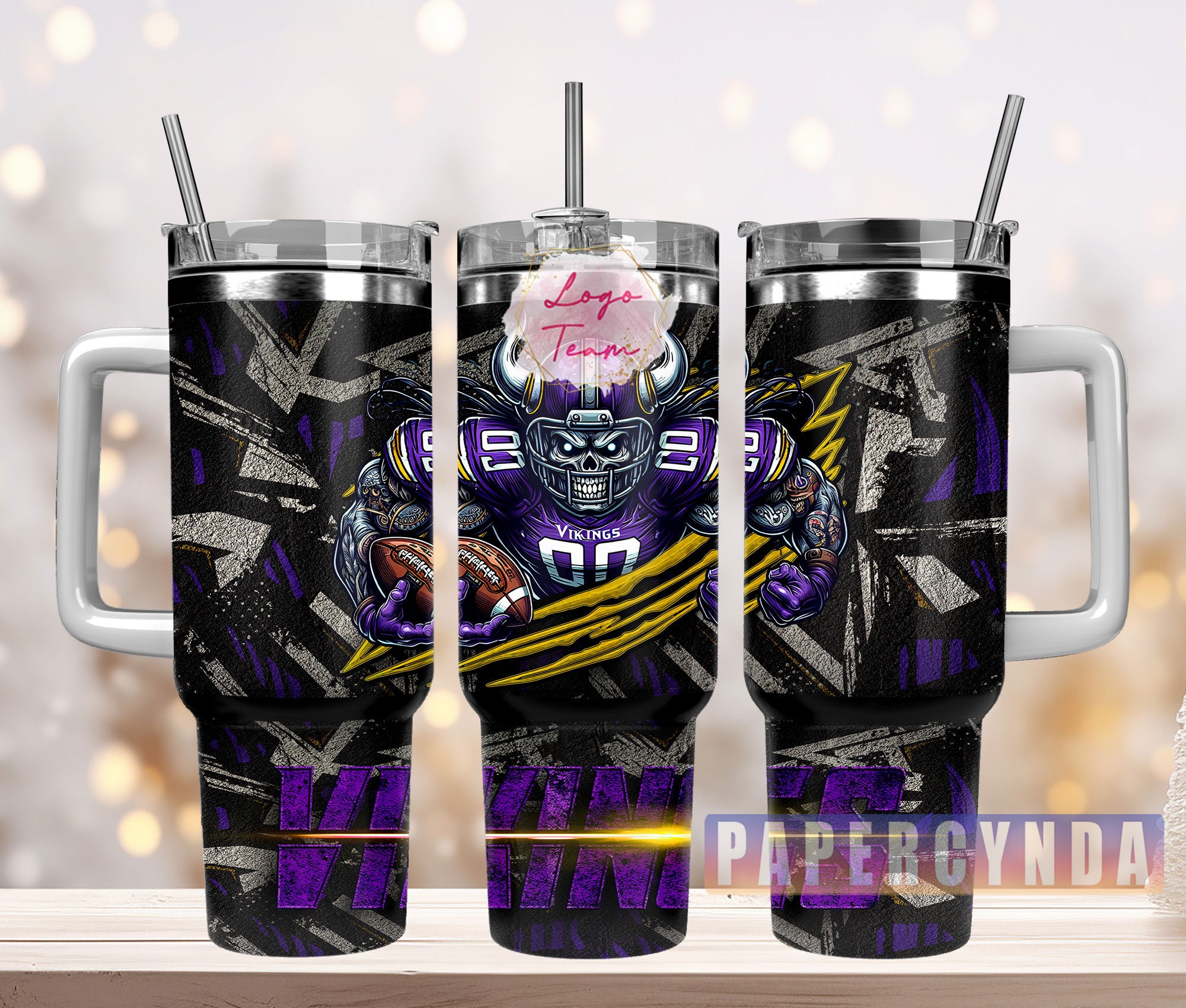 Minnesota Vikings Custom Stanley Cup 40 oz 30 oz Tumbler With HandleTVC2301840