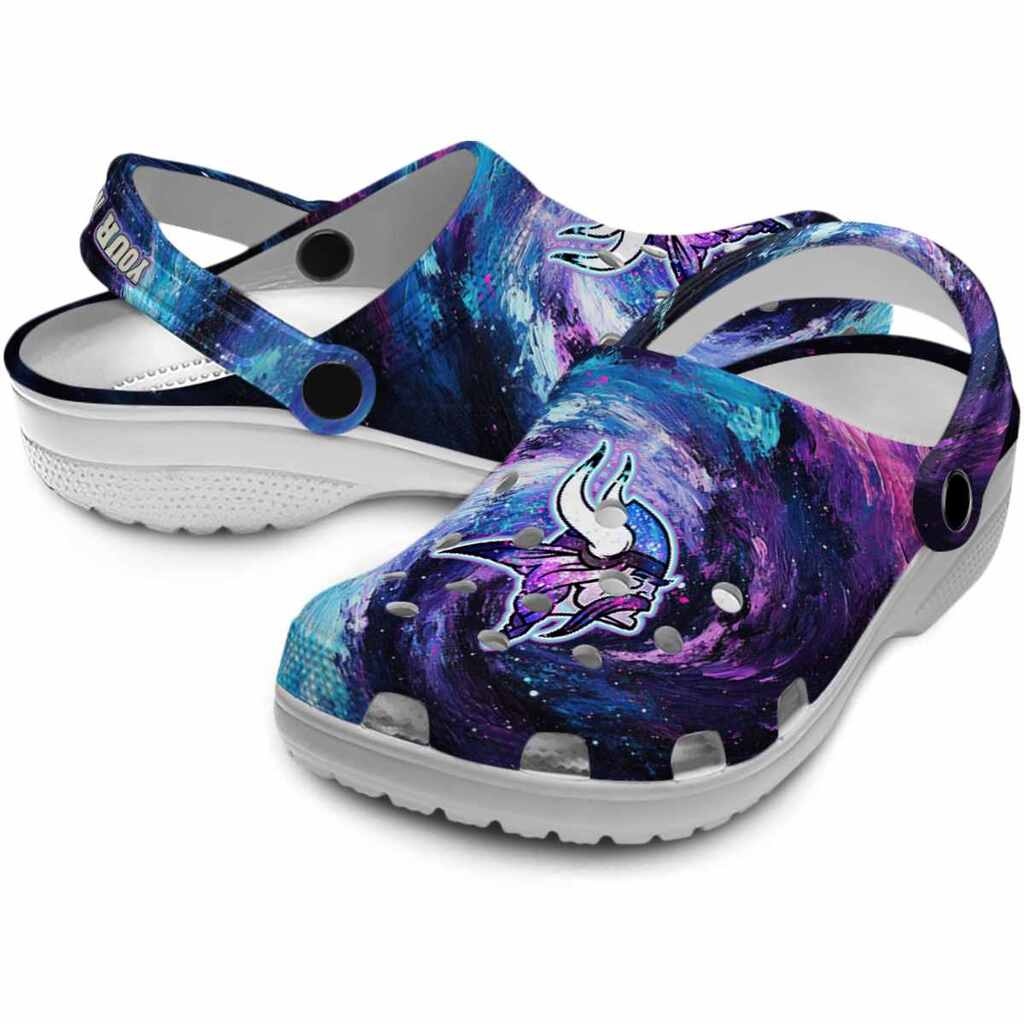 Minnesota Vikings Galaxy Swirl ClogTVC1801932 - Image 3