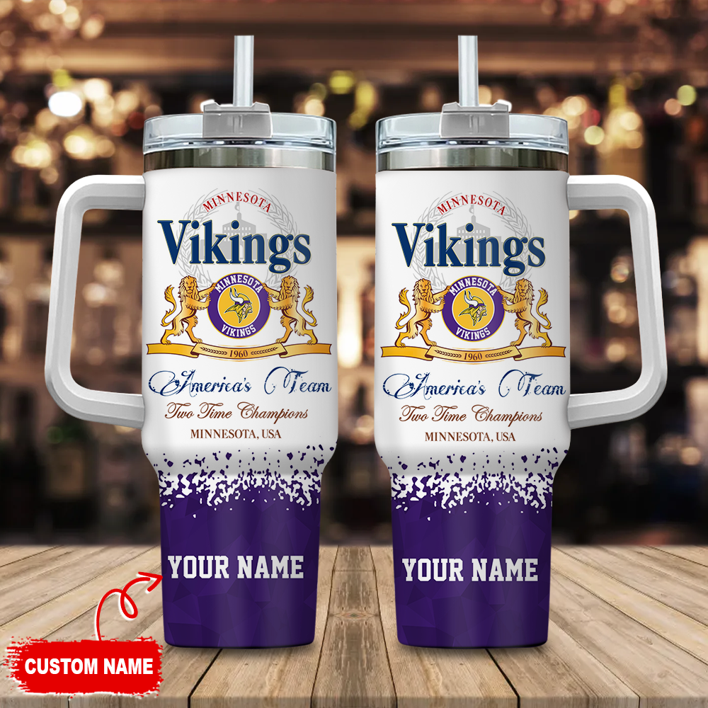 Minnesota Vikings NFL Champions Modelo Custom Stanley Cup 40 oz 30 oz Tumbler With HandleTVC2301112