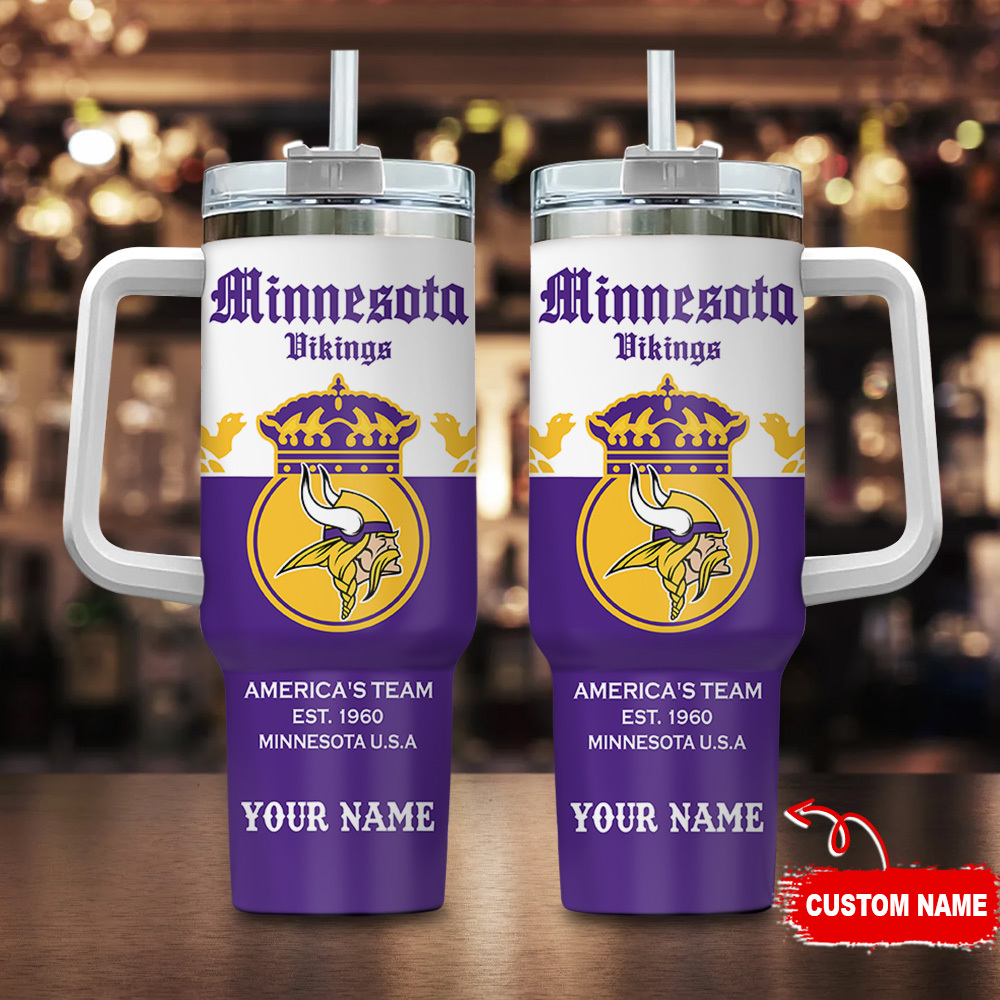 Minnesota Vikings NFL Corona Extra Custom Stanley Cup 40 oz 30 oz Tumbler With HandleTVC2301112