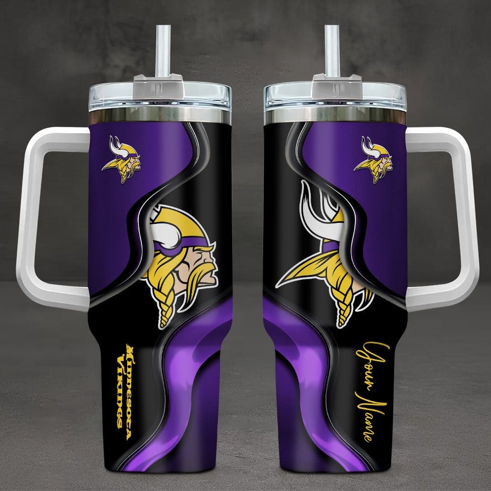 Minnesota Vikings NFL Custom Stanley Cup 40 oz 30 oz Tumbler With HandleTVC2301100