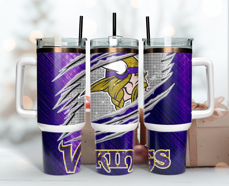 Minnesota Vikings NFL Custom Stanley Cup 40 oz 30 oz Tumbler With HandleTVC2301141