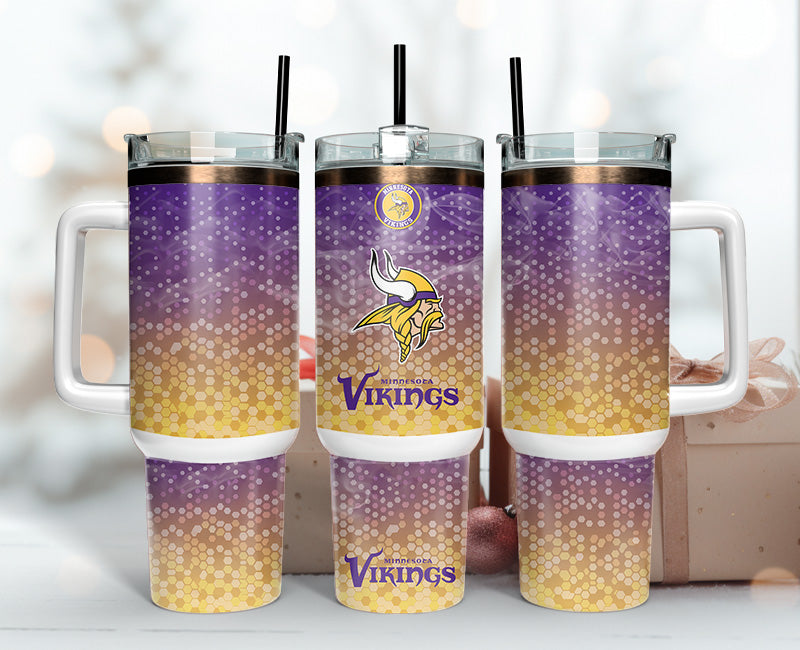 Minnesota Vikings NFL Custom Stanley Cup 40 oz 30 oz Tumbler With HandleTVC2301142