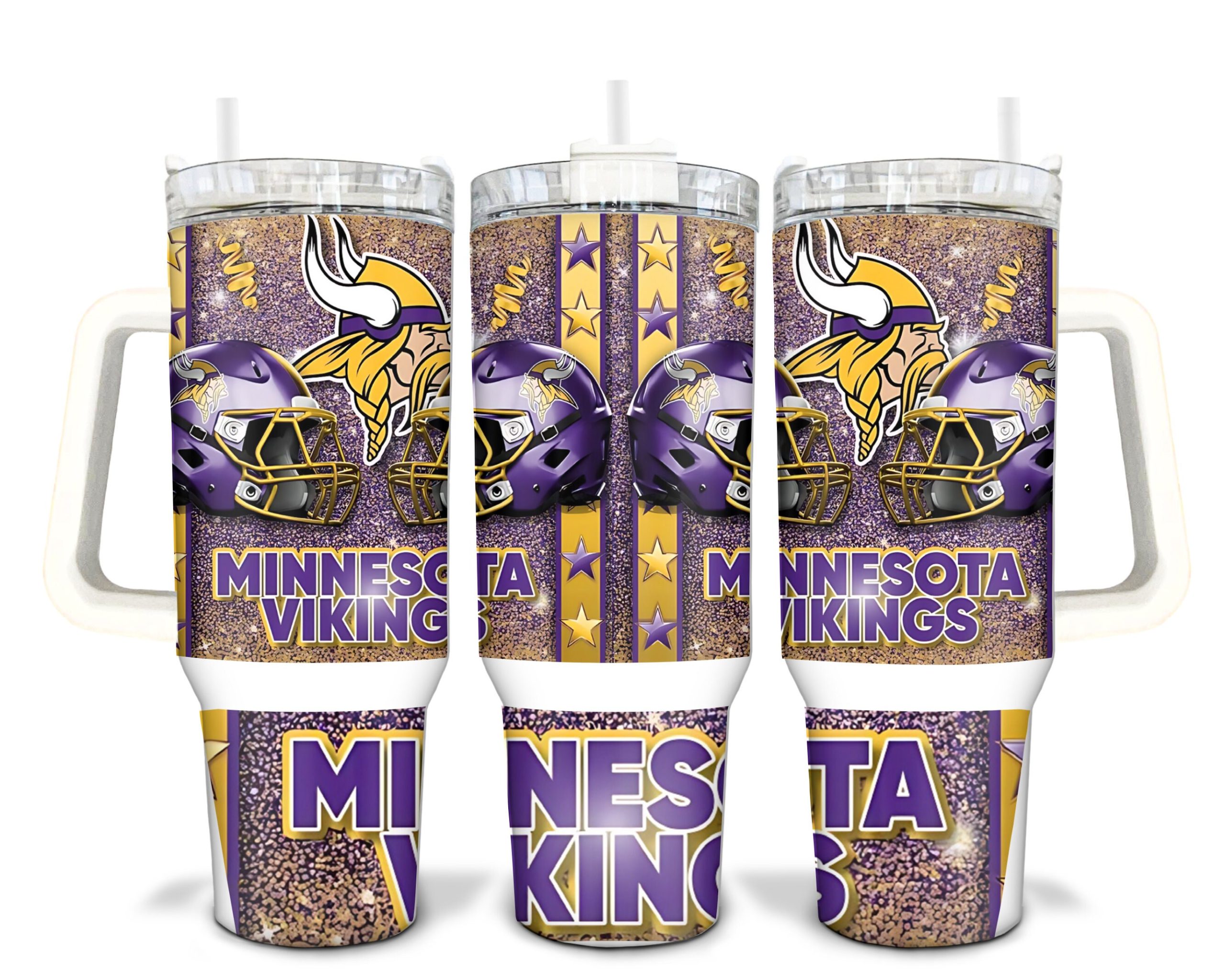 Minnesota Vikings NFL Custom Stanley Cup 40 oz 30 oz Tumbler With HandleTVC2301909