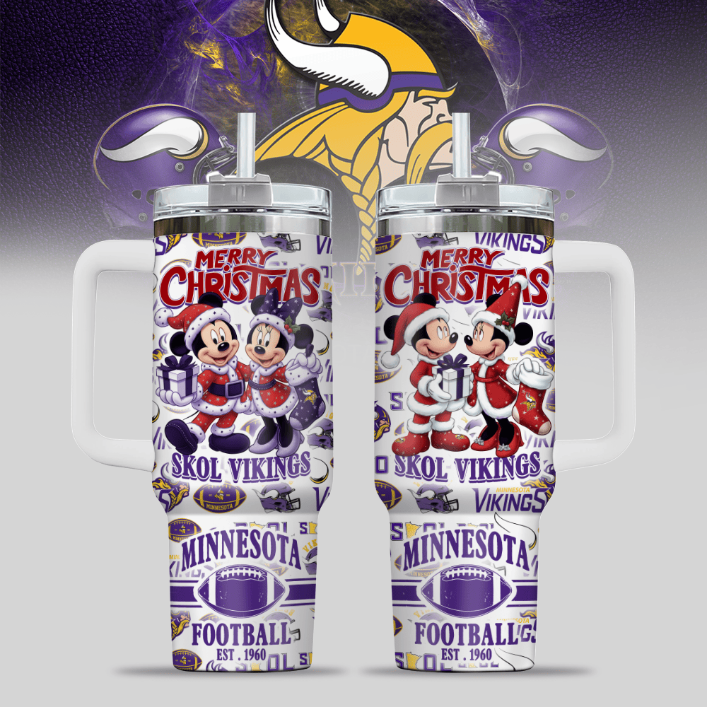 Minnesota Vikings NFL Custom Stanley Cup 40 oz 30 oz Tumbler With HandleTVC230199