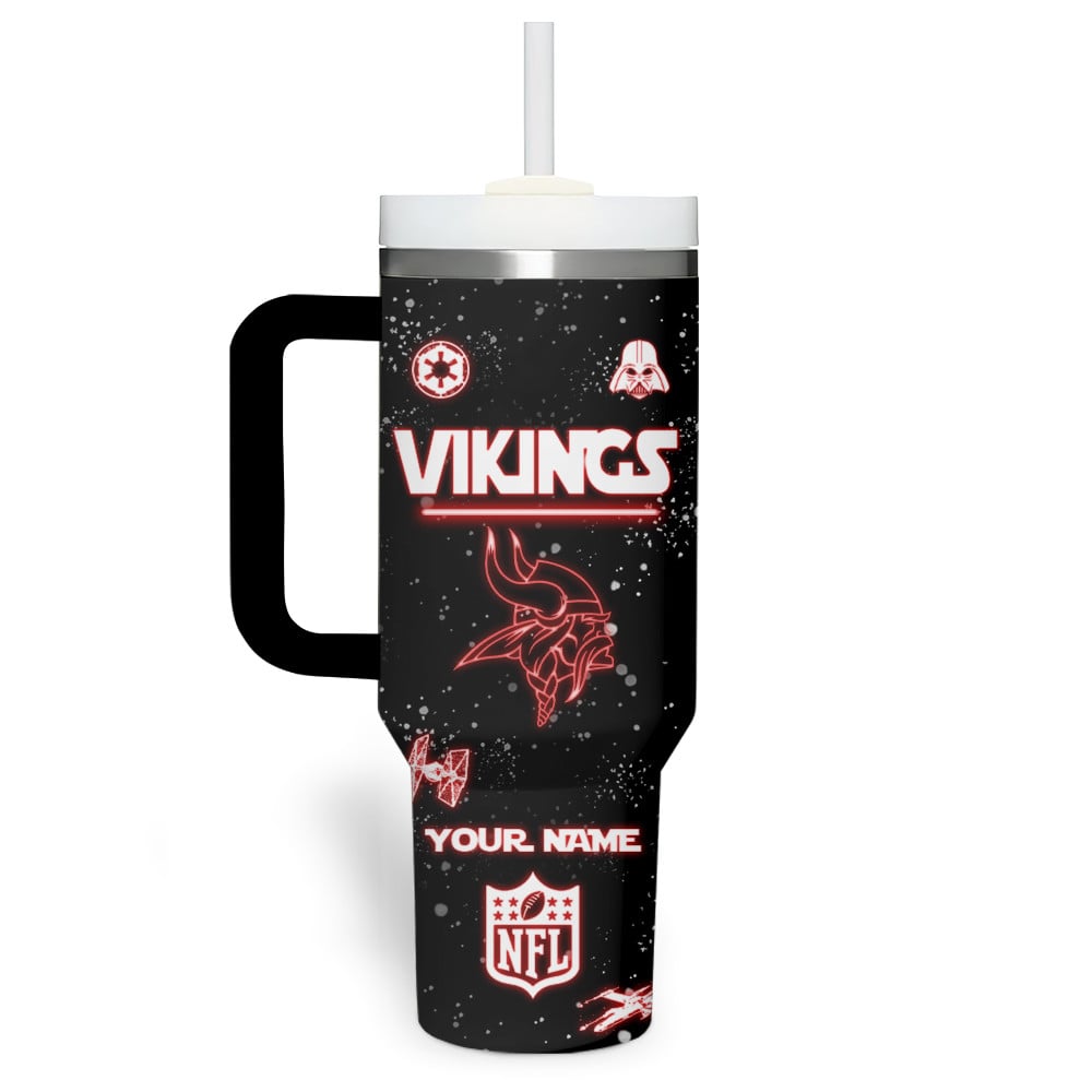 Minnesota Vikings NFL Custom Stanley Cup 40 oz 30 oz Tumbler With HandleTVC230199 - Image 3