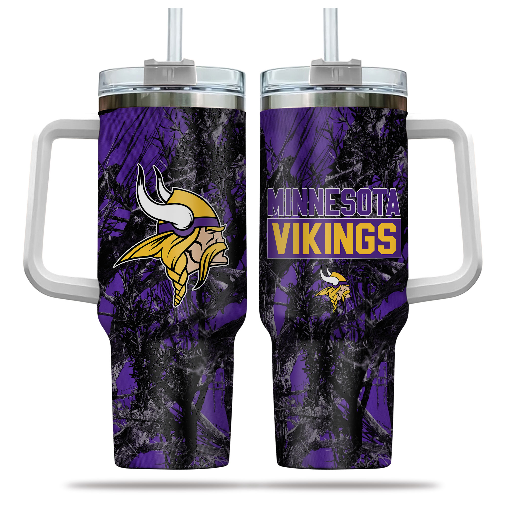 Minnesota Vikings NFL Hunting Custom Stanley Cup 40 oz 30 oz Tumbler With HandleTVC230182