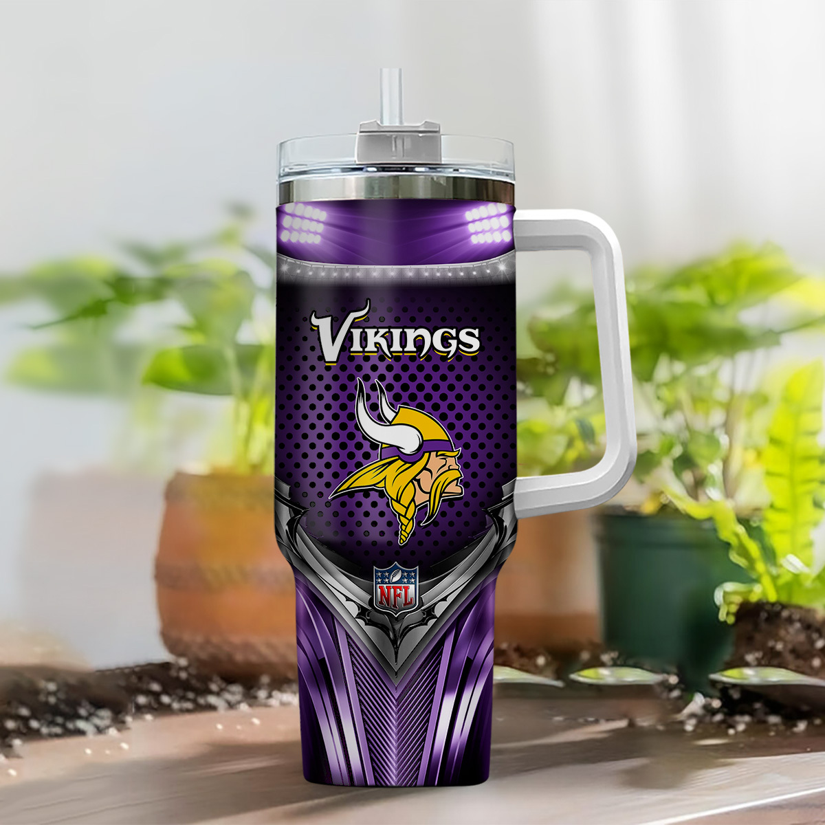 Minnesota Vikings NFL Nutrition Facts Custom Stanley Cup 40 oz 30 oz Tumbler With HandleTVC230194 - Image 2