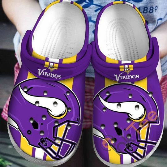 Minnesota Vikings Sport Crocs Crocband Shoes Clogs Custom Name For Men Women And Kids