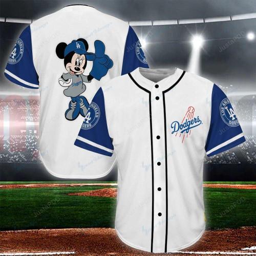 Minnie Los Angeles Baseball Jersey, NLF Baseball Shirt, Best Gift For Sports Fan