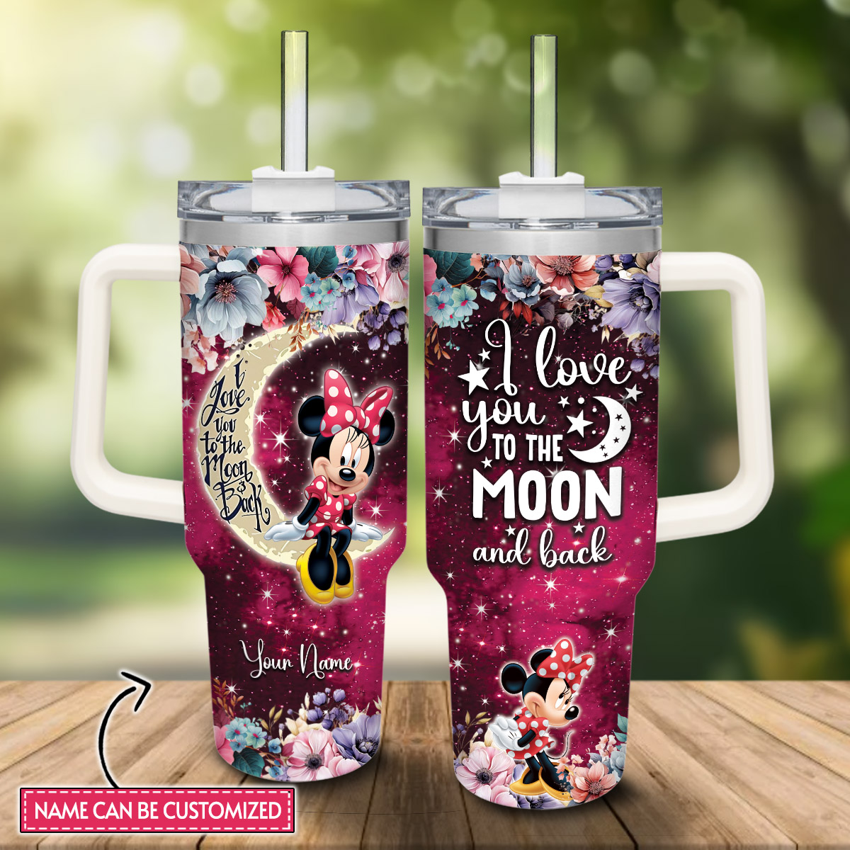Minnie Mickey Mouse And Friends Cartoon Custom Stanley Cup 40 oz 30 oz Tumbler With HandleTVC2301811