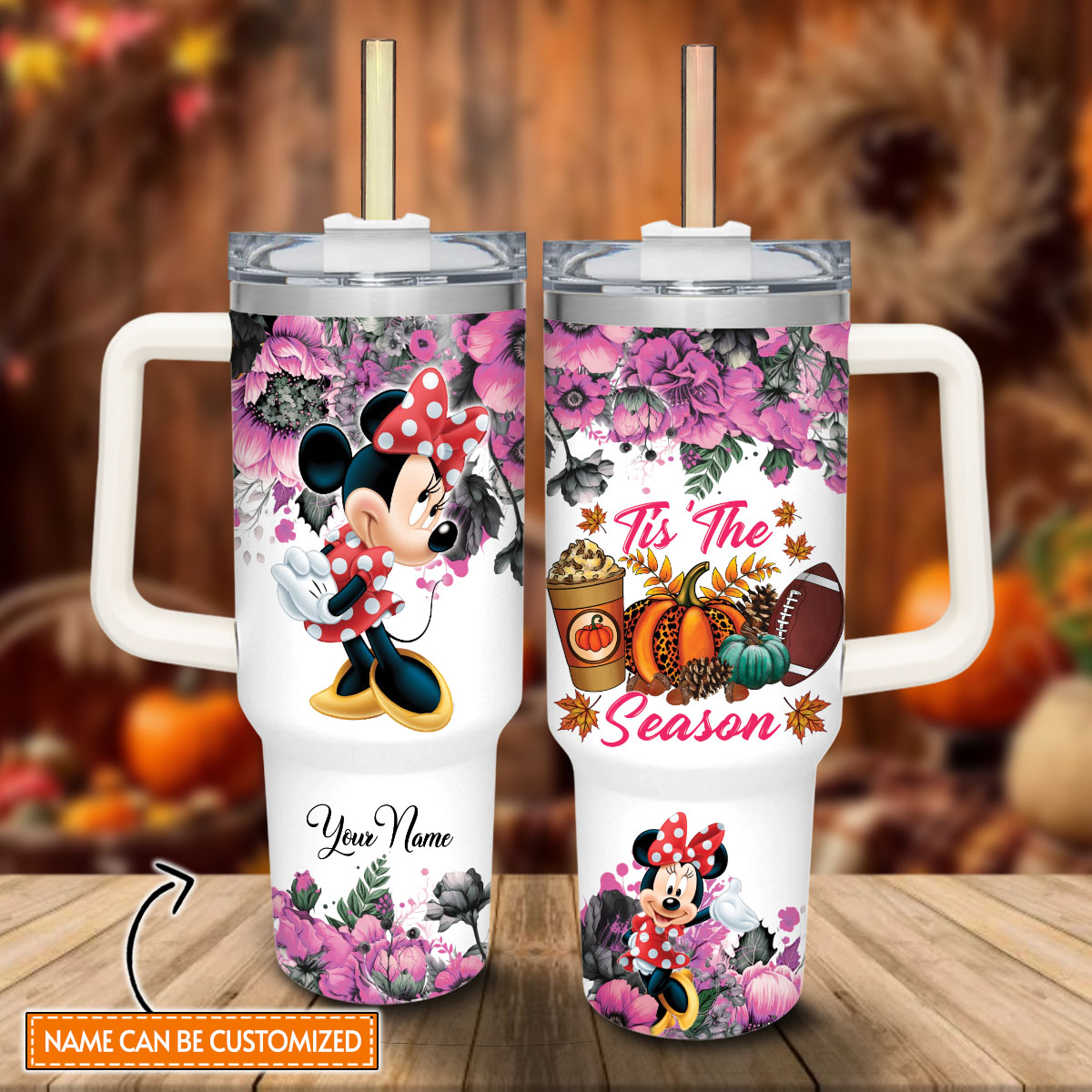 Minnie Mickey Mouse And Friends Cartoon Custom Stanley Cup 40 oz 30 oz Tumbler With HandleTVC2301815