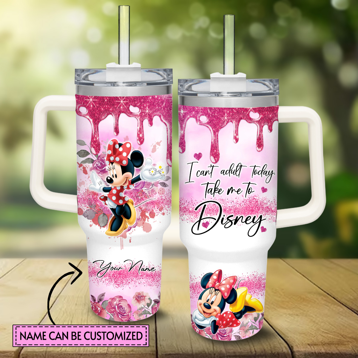 Minnie Mickey Mouse And Friends Cartoon Custom Stanley Cup 40 oz 30 oz Tumbler With HandleTVC2301830