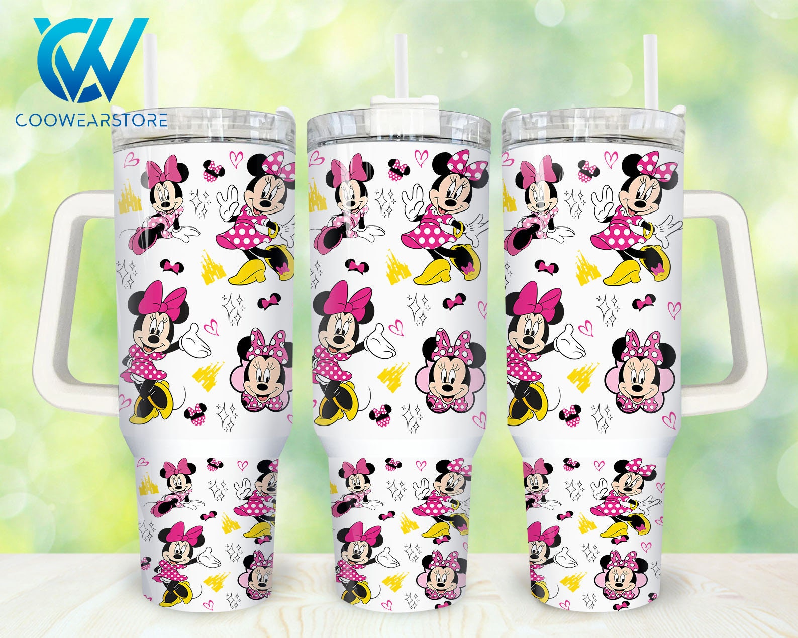 Minnie Mouse Disney Cartoon Custom Stanley Cup 40 oz 30 oz Tumbler With HandleTVC2301861