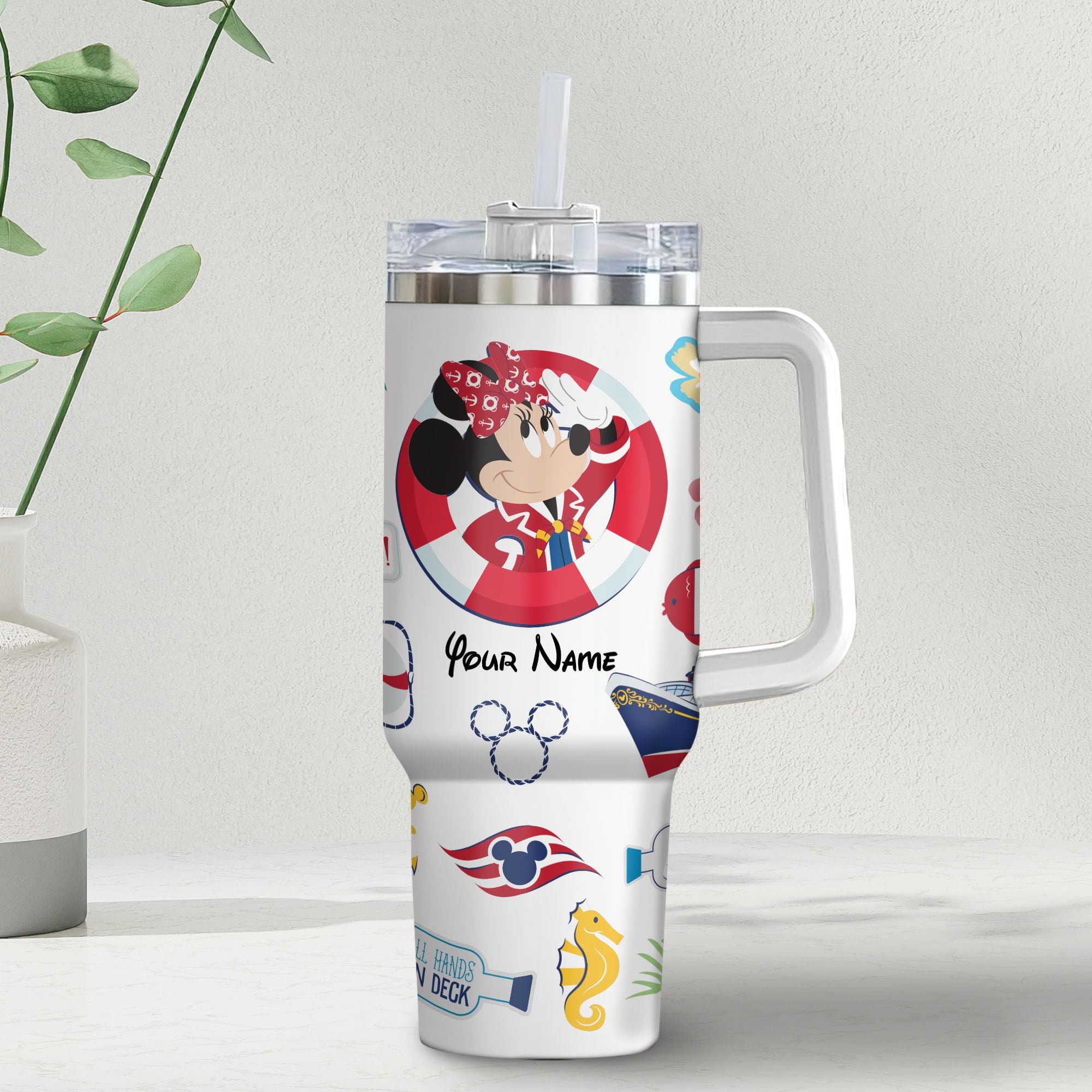 Minnie Mouse Disney Cartoon Custom Stanley Cup 40 oz 30 oz Tumbler With HandleTVC2301976