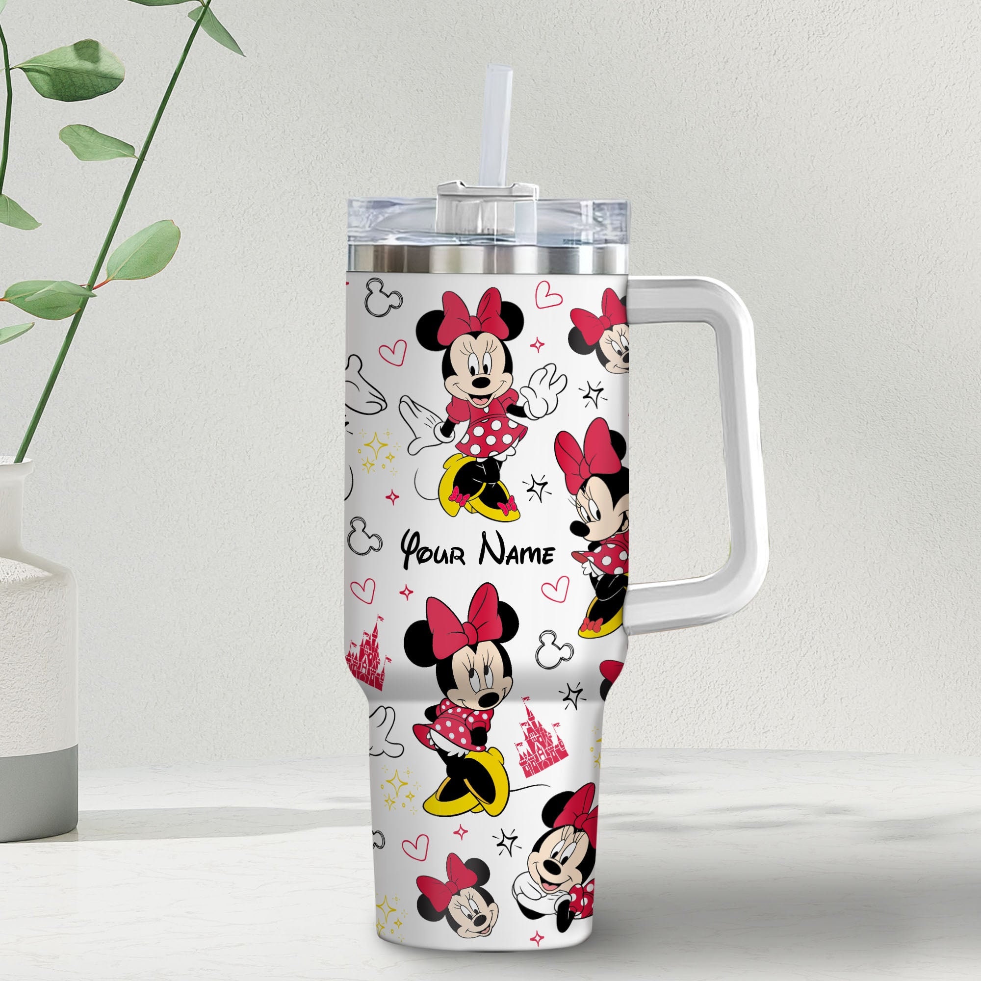 Minnie Mouse Disney Cartoon Custom Stanley Cup 40 oz 30 oz Tumbler With HandleTVC2301982