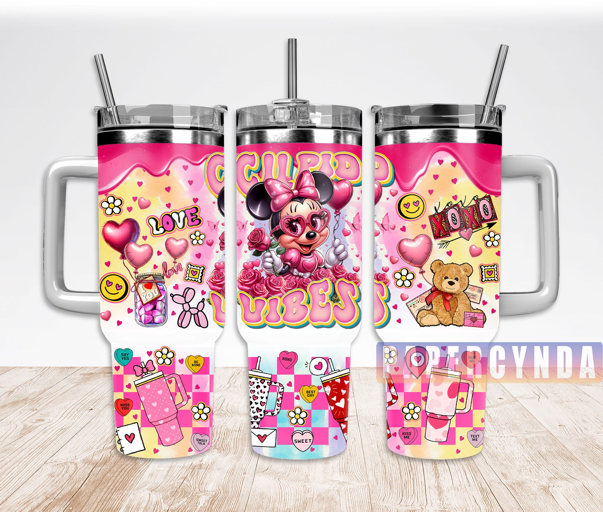 Minnie The Mouse Custom Stanley Cup 40 oz 30 oz Tumbler With HandleTVC2301835