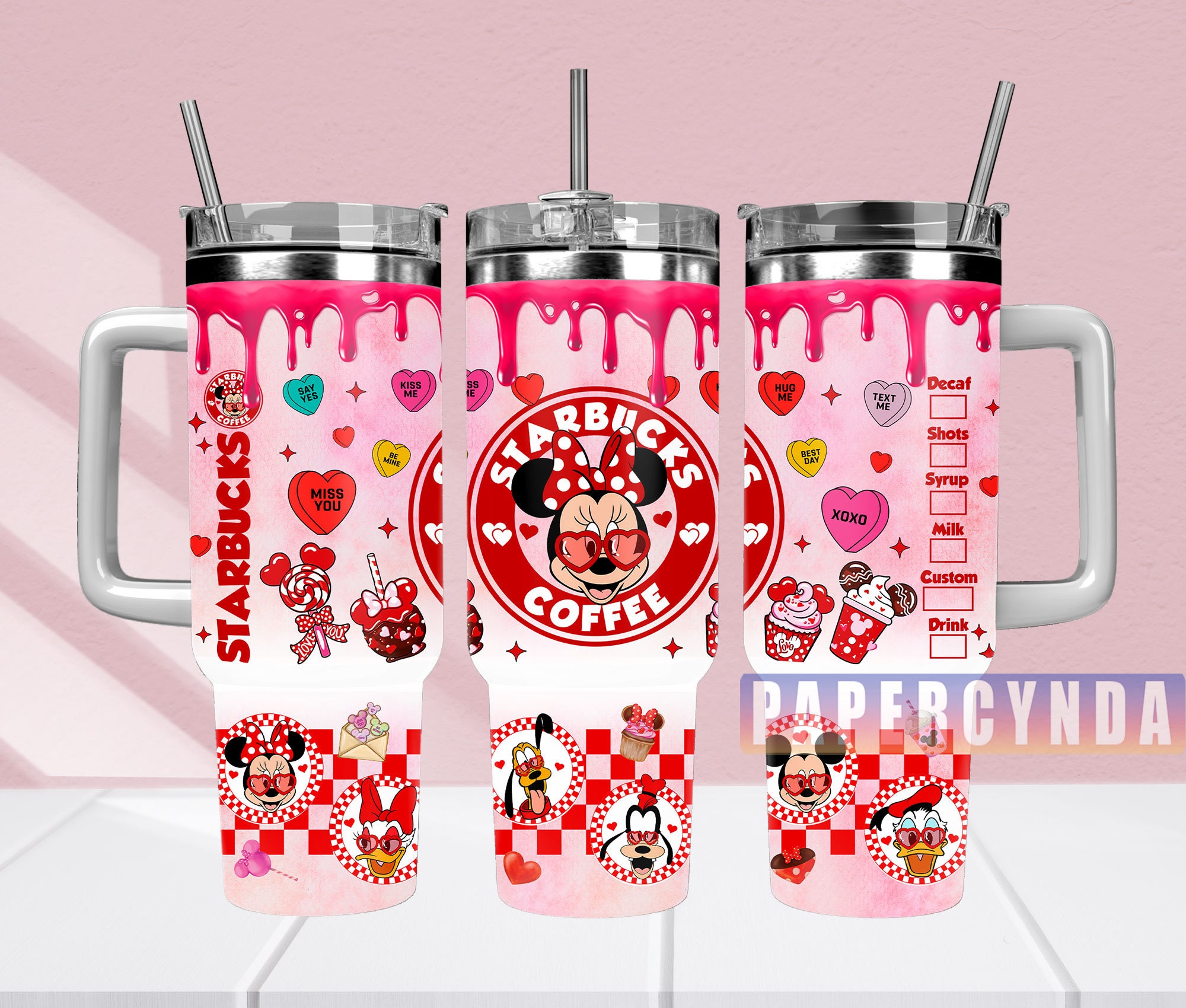 Minnie The Mouse Custom Stanley Cup 40 oz 30 oz Tumbler With HandleTVC2301836