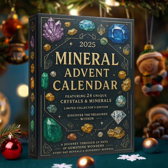 Mireral Advent Calendar 2025, 24 Day Mireral Figurines : Vintage Christmas Ornament Countdown - Image 17