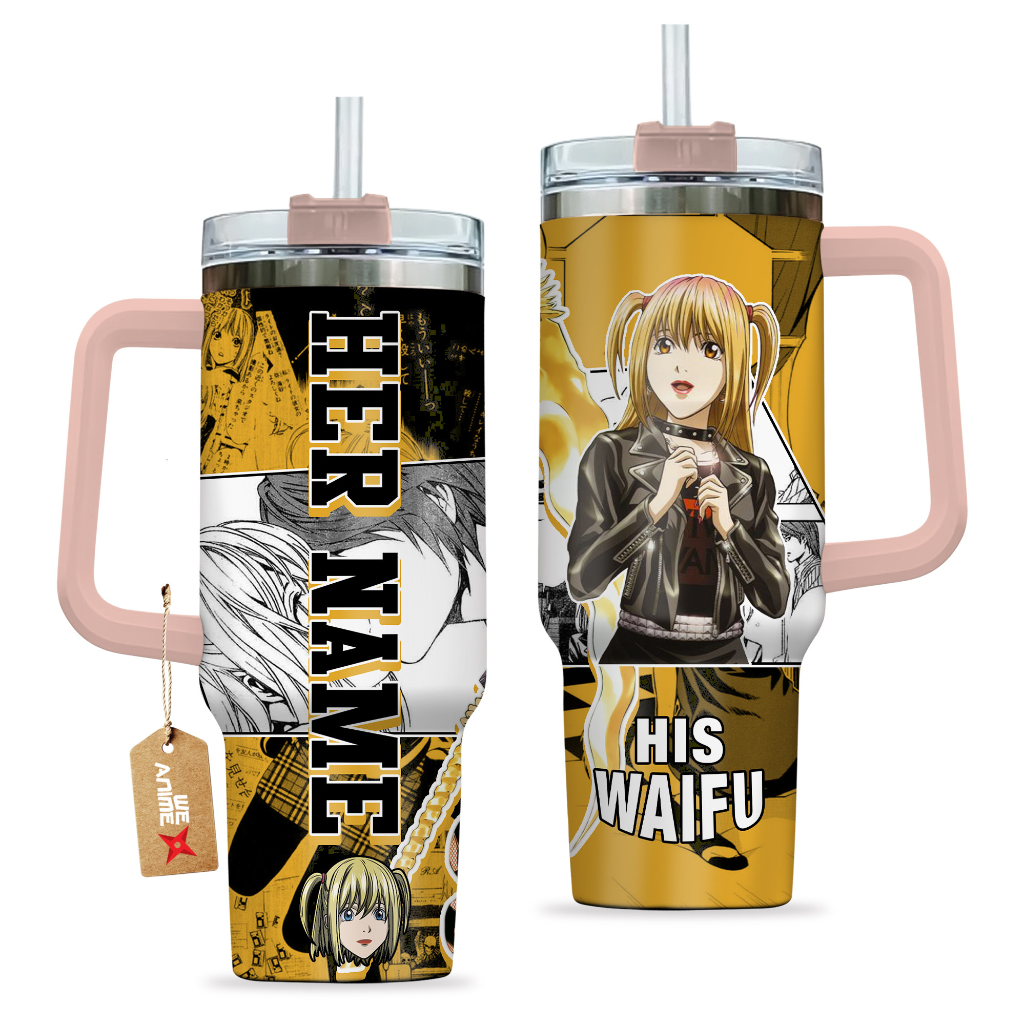 Misa Amane Death Note Anime Custom Stanley Cup 40 oz 30 oz Tumbler With HandleTVC2301137 - Image 2