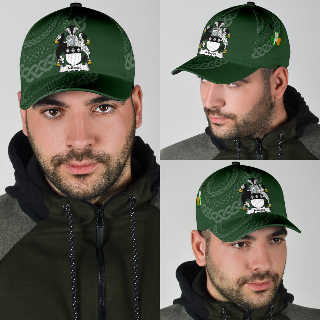 Misset Coat Of Arms - Irish Family Crest St Patrick's Day Hat Classic Cap Trucker Hats Custom Hats Gifts For Men & Women