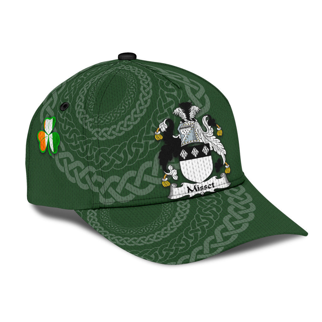 Misset Coat Of Arms - Irish Family Crest St Patrick's Day Hat Classic Cap Trucker Hats Custom Hats Gifts For Men & Women