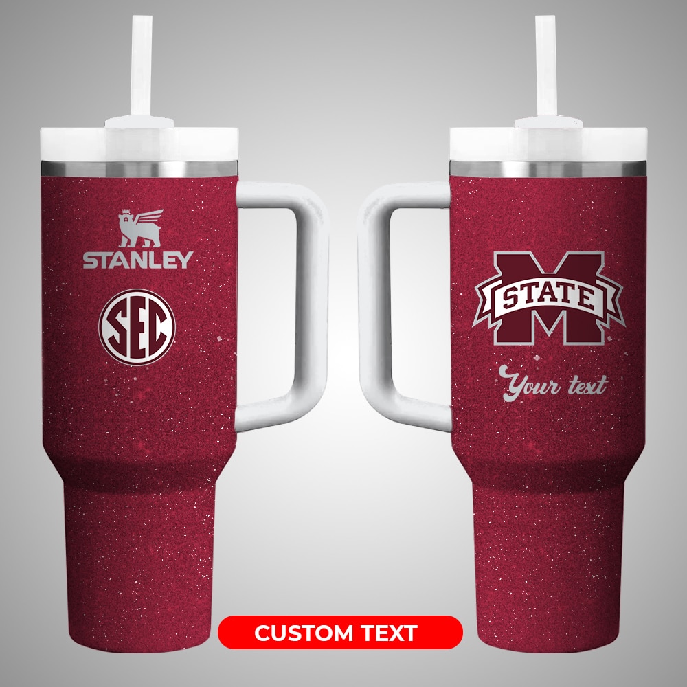 Mississippi State BulldogsÂ NCAA Custom Stanley Cup 40 oz 30 oz Tumbler With HandleTVC2301222