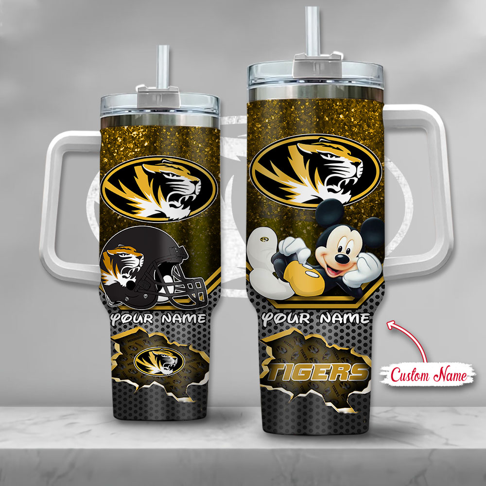 Missouri Tigers NCAA Mickey Mouse Custom Stanley Cup 40 oz 30 oz Tumbler With HandleTVC230119