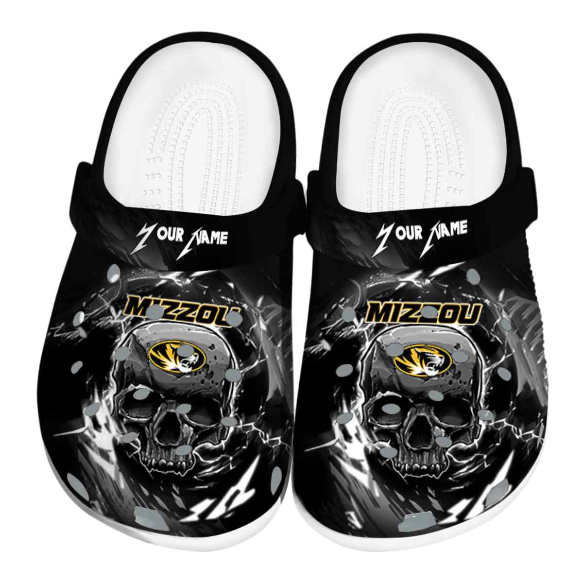 Missouri Tigers NCAA Sport Crocs Crocband Clogs Shoes Comfortable For Men Women and Kids