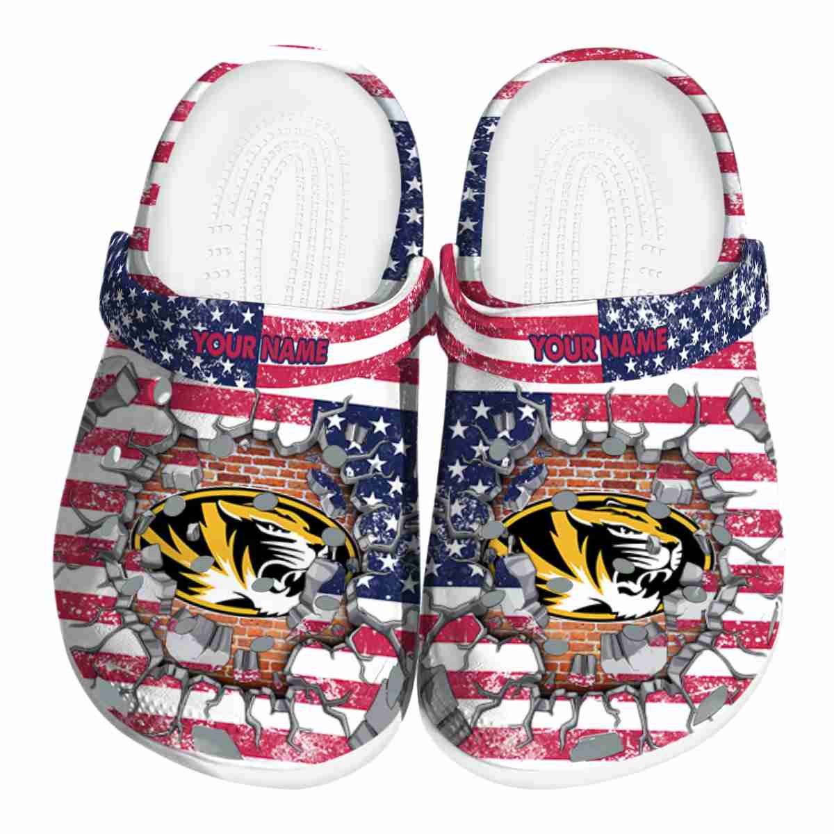 Missouri Tigers NCAA Sport Crocs Crocband Clogs Shoes Comfortable For Men Women and Kids