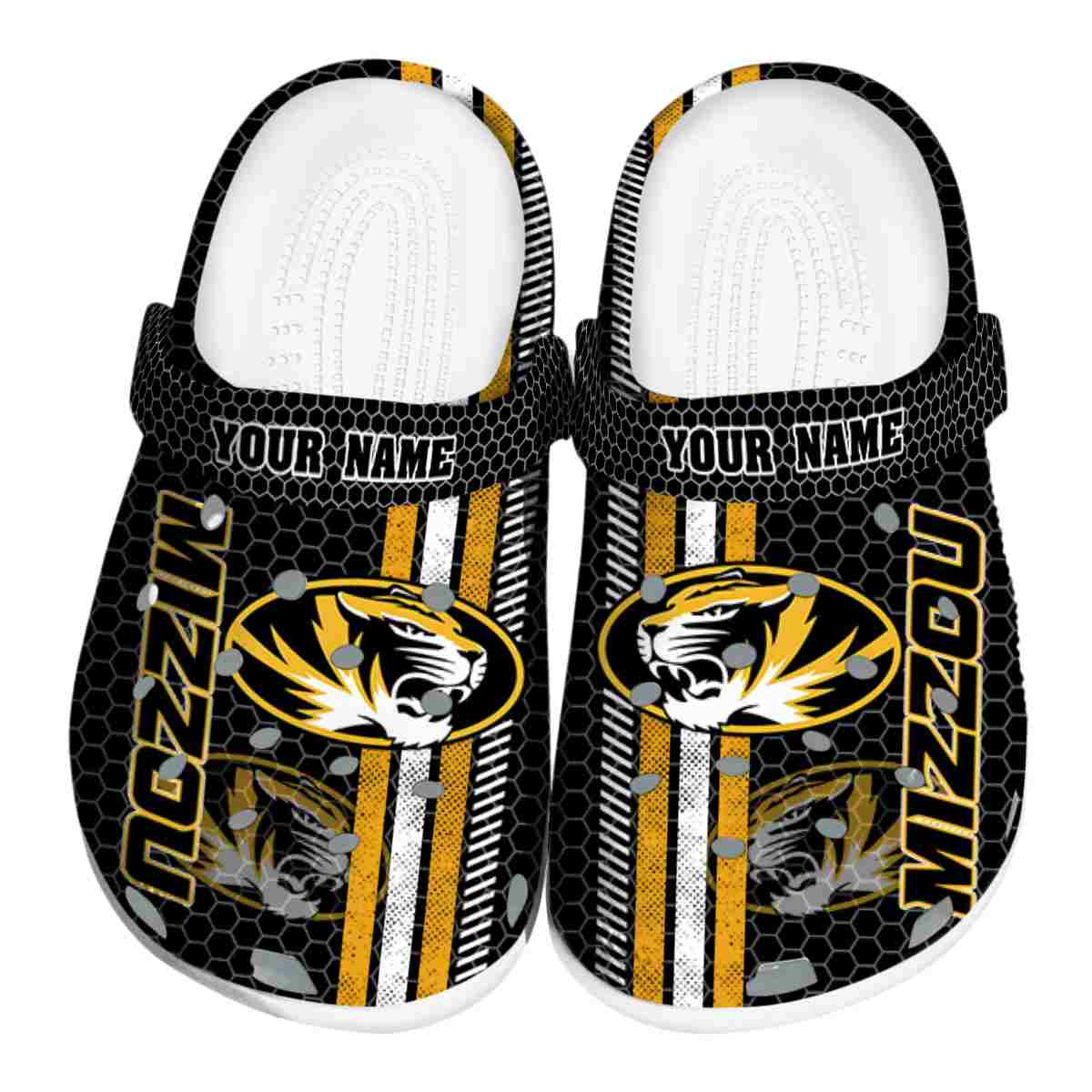 Missouri Tigers NCAA Sport Crocs Crocband Clogs Shoes Comfortable For Men Women and Kids