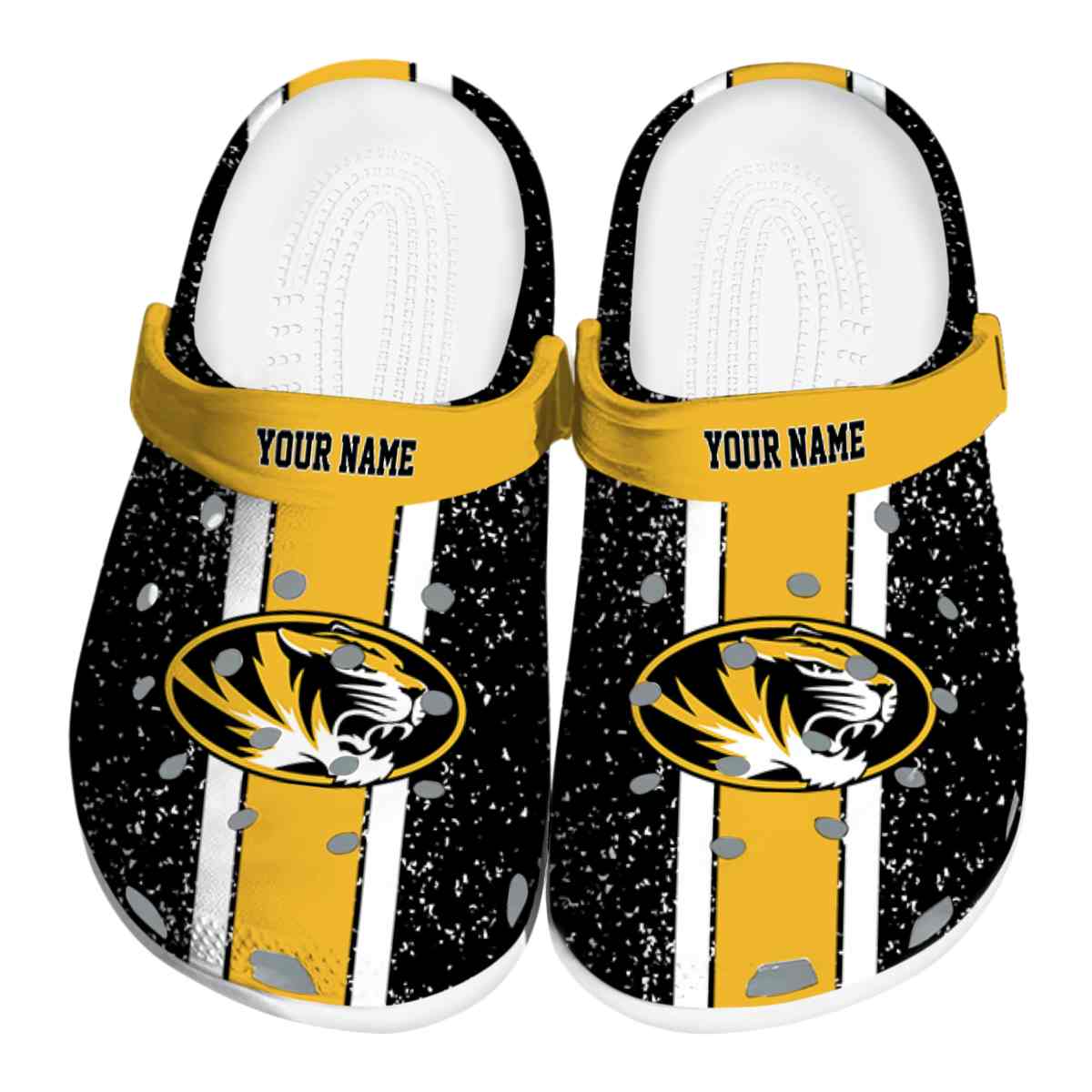 Missouri Tigers NCAA Sport Crocs Crocband Clogs Shoes Comfortable For Men Women and Kids